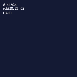 #141A34 - Haiti Color Image