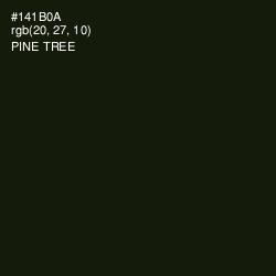 #141B0A - Pine Tree Color Image