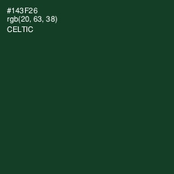 #143F26 - Celtic Color Image
