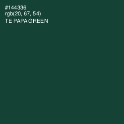 #144336 - Te Papa Green Color Image