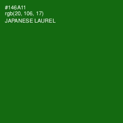 #146A11 - Japanese Laurel Color Image