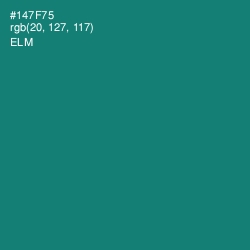 #147F75 - Elm Color Image