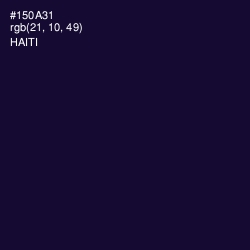 #150A31 - Haiti Color Image