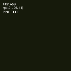#151A0B - Pine Tree Color Image