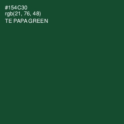 #154C30 - Te Papa Green Color Image