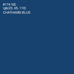 #17416E - Chathams Blue Color Image