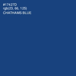 #17427D - Chathams Blue Color Image