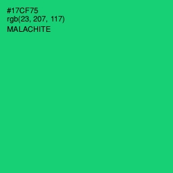 #17CF75 - Malachite Color Image
