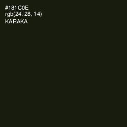 #181C0E - Karaka Color Image
