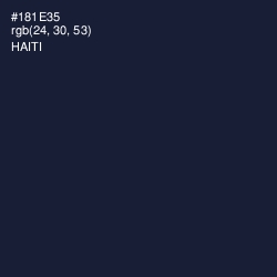 #181E35 - Haiti Color Image