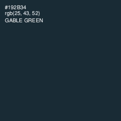 #192B34 - Gable Green Color Image