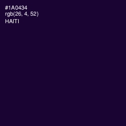 #1A0434 - Haiti Color Image