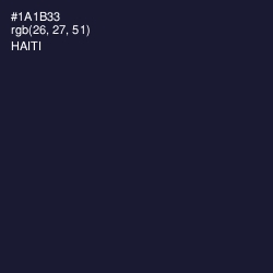 #1A1B33 - Haiti Color Image