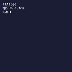 #1A1D36 - Haiti Color Image