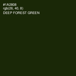#1A2808 - Deep Forest Green Color Image