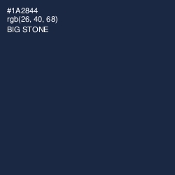 #1A2844 - Big Stone Color Image