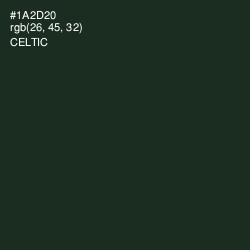 #1A2D20 - Celtic Color Image