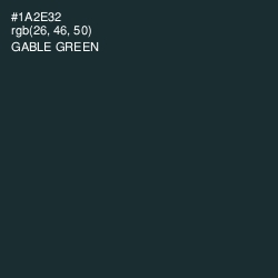 #1A2E32 - Gable Green Color Image