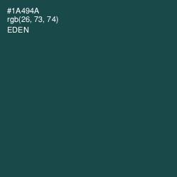 #1A494A - Eden Color Image