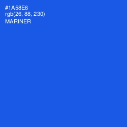 #1A58E6 - Mariner Color Image
