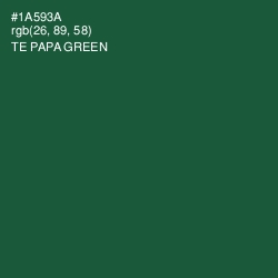 #1A593A - Te Papa Green Color Image