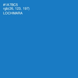 #1A7BC5 - Lochmara Color Image