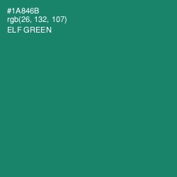 #1A846B - Elf Green Color Image