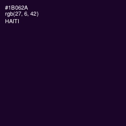 #1B062A - Haiti Color Image