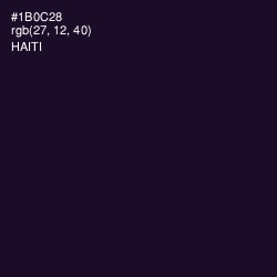 #1B0C28 - Haiti Color Image