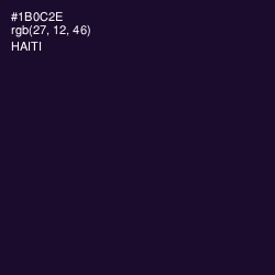 #1B0C2E - Haiti Color Image