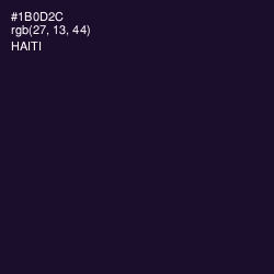 #1B0D2C - Haiti Color Image