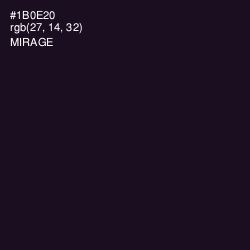 #1B0E20 - Mirage Color Image