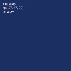 #1B2F63 - Biscay Color Image