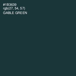 #1B3639 - Gable Green Color Image