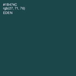 #1B474C - Eden Color Image