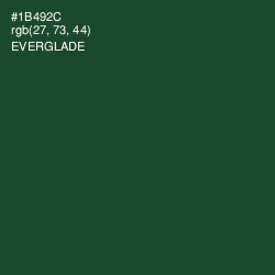 #1B492C - Everglade Color Image