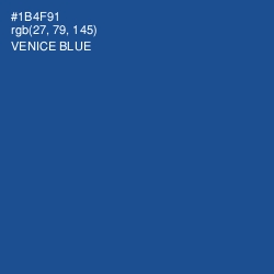 #1B4F91 - Venice Blue Color Image