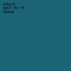 #1B6376 - Genoa Color Image