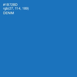 #1B72BD - Denim Color Image