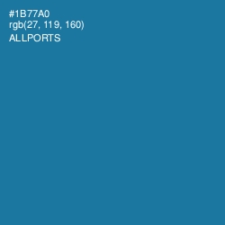 #1B77A0 - Allports Color Image
