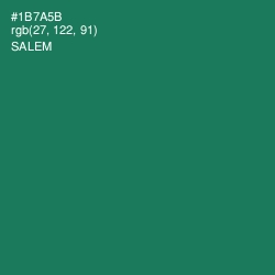 #1B7A5B - Salem Color Image