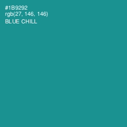 #1B9292 - Blue Chill Color Image
