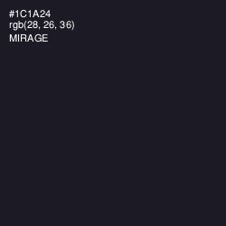 #1C1A24 - Mirage Color Image
