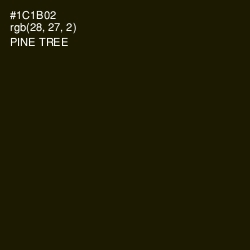 #1C1B02 - Pine Tree Color Image