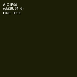 #1C1F06 - Pine Tree Color Image
