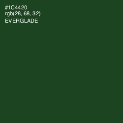 #1C4420 - Everglade Color Image