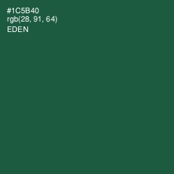 #1C5B40 - Eden Color Image