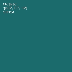 #1C6B6C - Genoa Color Image