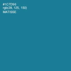 #1C7D96 - Matisse Color Image
