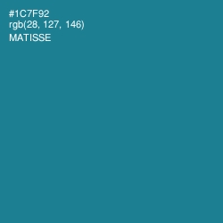 #1C7F92 - Matisse Color Image